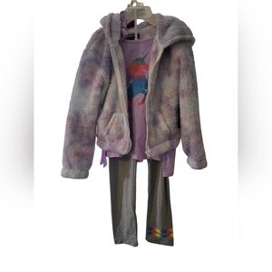 Limited Too Purple and Gray Kids Matching Set